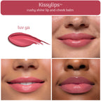 Kissylips Cushy Shine Lip and Cheek Balm™ "Luv Ya" (rose mauve)