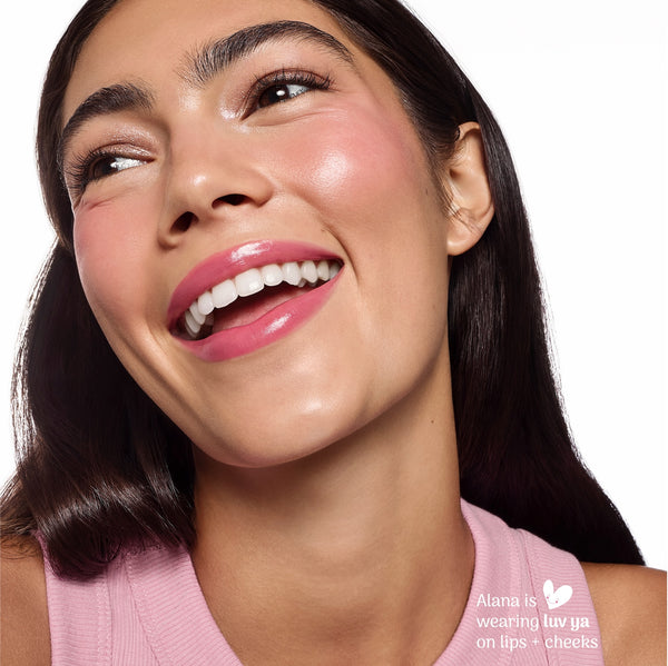 Kissylips Cushy Shine Lip + Cheek Balm™ "Luv Ya" (Rose Mauve)