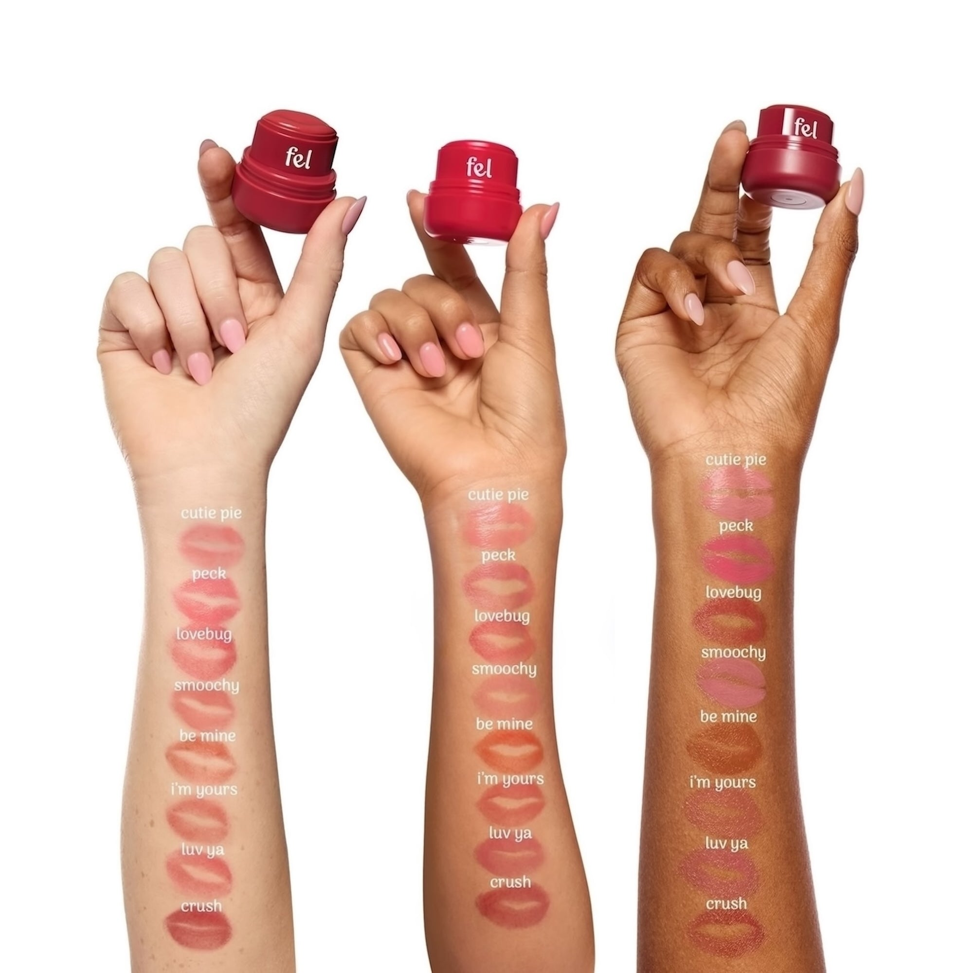 Kissylips Cushy Shine Lip and Cheek Balm™ "Peck" (blush pink)