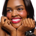 Kissylips Cushy Shine Lip and Cheek Balm™ "Crush" (warm berry)