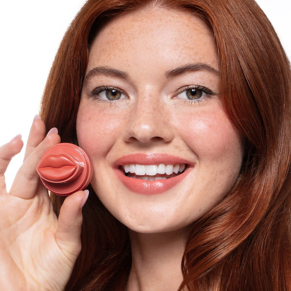 Kissylips Cushy Shine Lip + Cheek Balm™ "Be Mine" (Warm Peach)