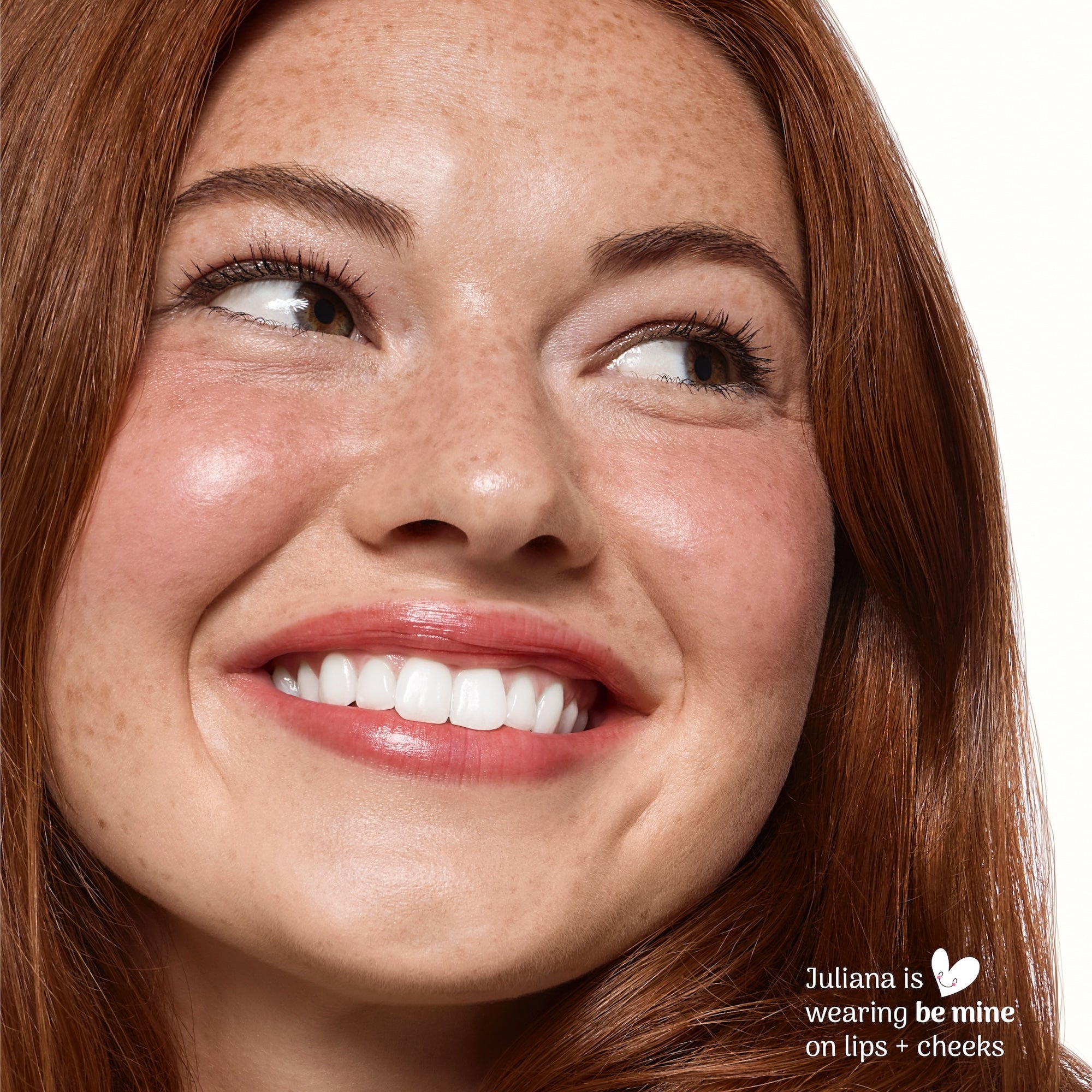 Kissylips Cushy Shine Lip and Cheek Balm™ "Be Mine" (warm peach)