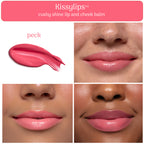 Kissylips Cushy Shine Lip and Cheek Balm™ "Peck" (blush pink)