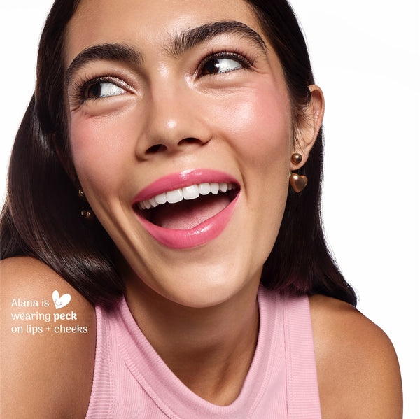 Kissylips Cushy Shine Lip + Cheek Balm™ "Peck" (Blush Pink)
