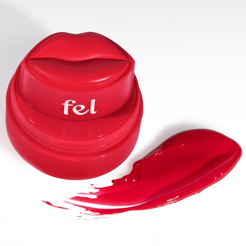Kissylips Cushy Shine Lip + Cheek Balm™ "Lovebug" (Pinky Red)