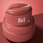 Kissylips Cushy Shine Lip and Cheek Balm™ "Be Mine" (warm peach)