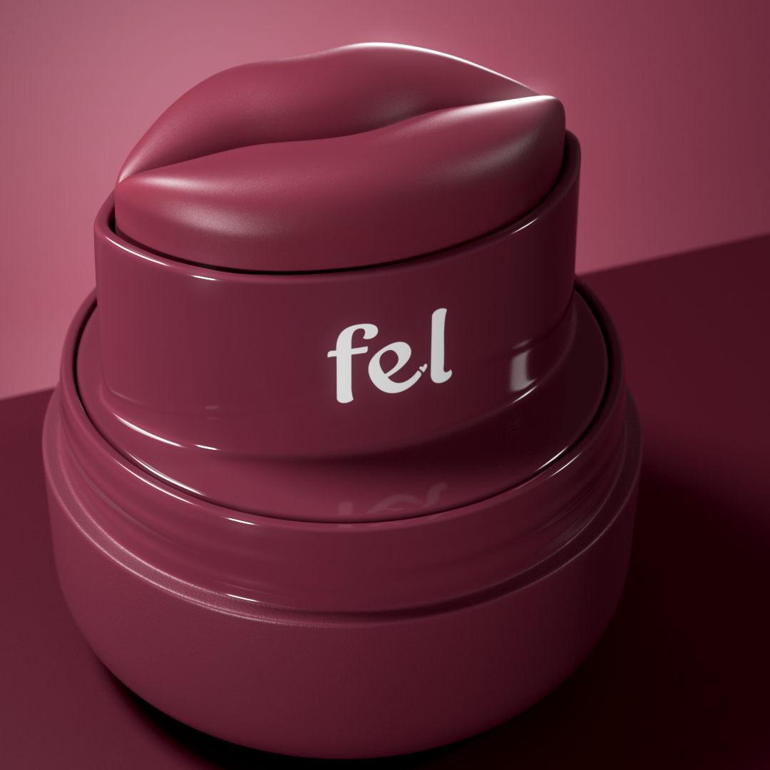 Kissylips Cushy Shine Lip and Cheek Balm™ "Crush" (warm berry)