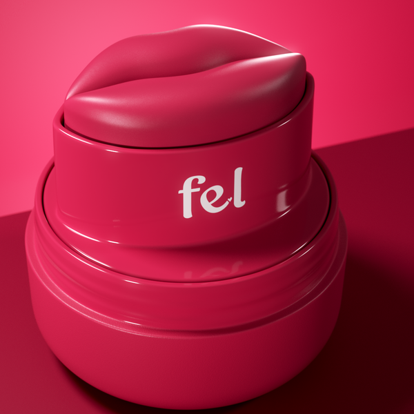 Kissylips Cushy Shine Lip + Cheek Balm™ "Lovebug" (Pinky Red)