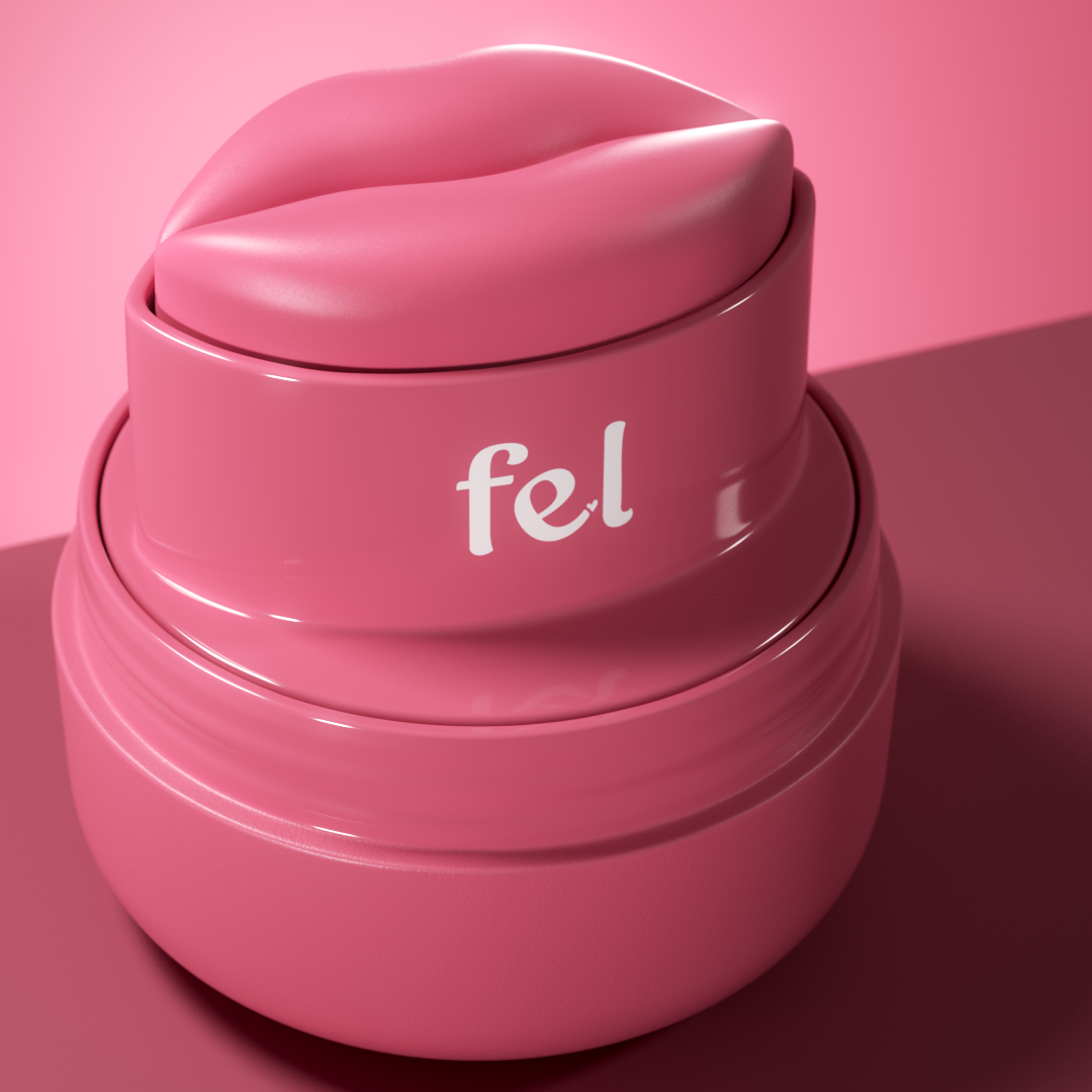 Kissylips Cushy Shine Lip and Cheek Balm™ "Peck" (blush pink)