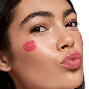 Kissylips Cushy Shine Lip + Cheek Balm™ "Lovebug" (Pinky Red)