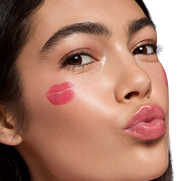 Kissylips Cushy Shine Lip + Cheek Balm™ "Lovebug" (Pinky Red)