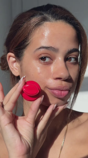 Kissylips Cushy Shine Lip + Cheek Balm™ "Lovebug" (Pinky Red)